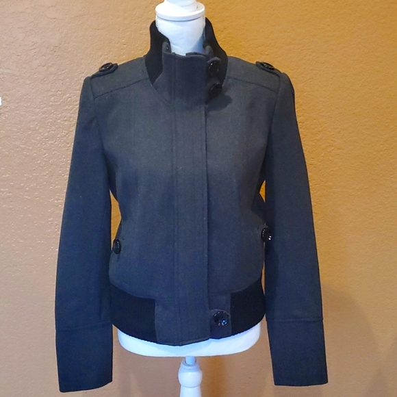 Apostrophe wool gray jacket - Picture 2 of 15